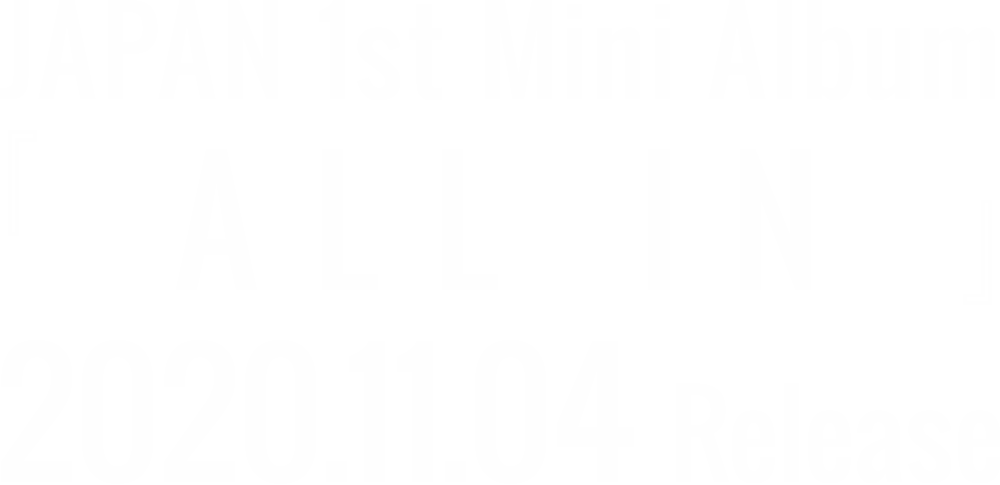 All In Japan 1st Mini Album Version A