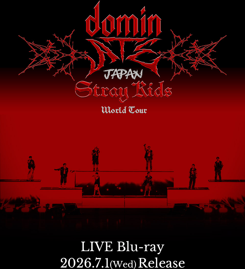LIVE Blu-ray『Stray Kids World Tour <dominATE JAPAN>』2026.7.1(wed) Release